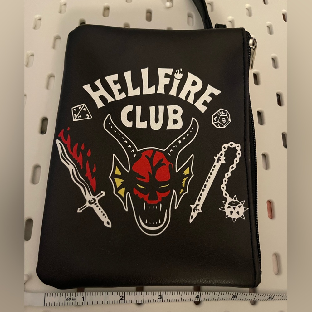 Stranger things hellfire club pouch